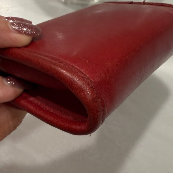 Vintage Coach Red Multifunction Purse Wallet 7219 - Picture 10 of 13